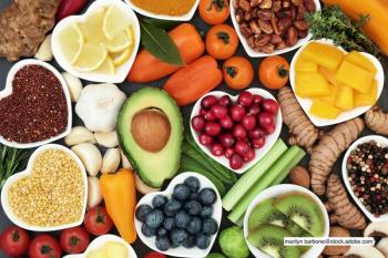 collection of antioxidant-rich foods