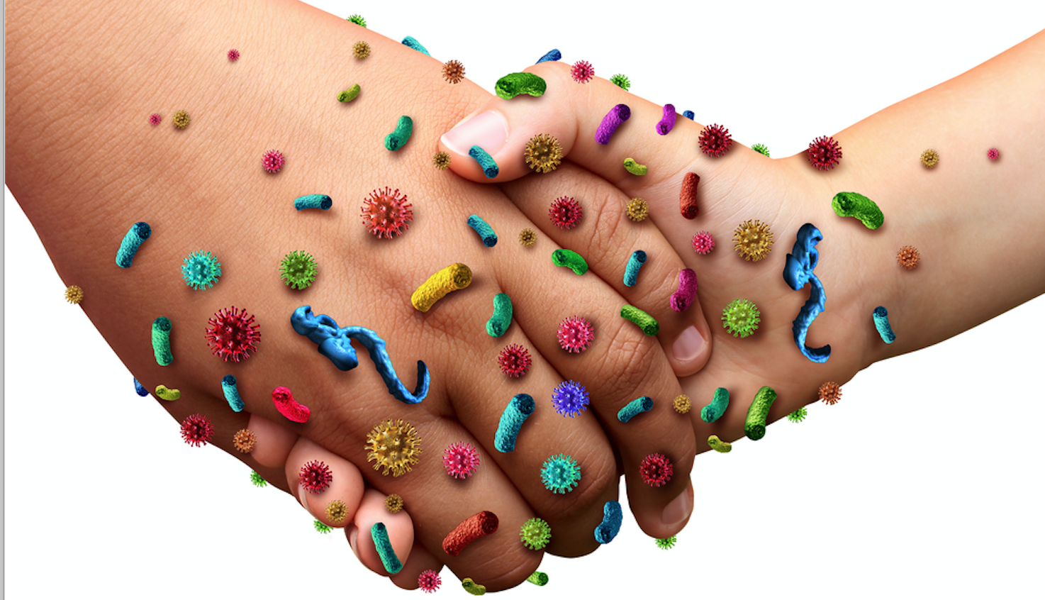 stock image of skin micro biome