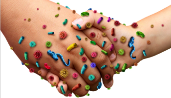 stock image of skin micro biome