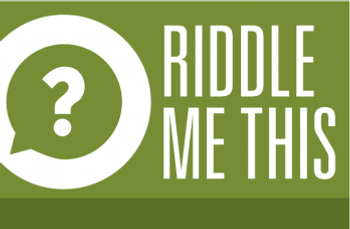 Riddle me this logo