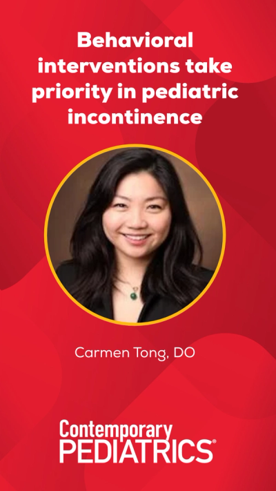 Behavioral interventions take priority in pediatric incontinence