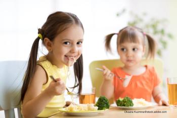 children eating