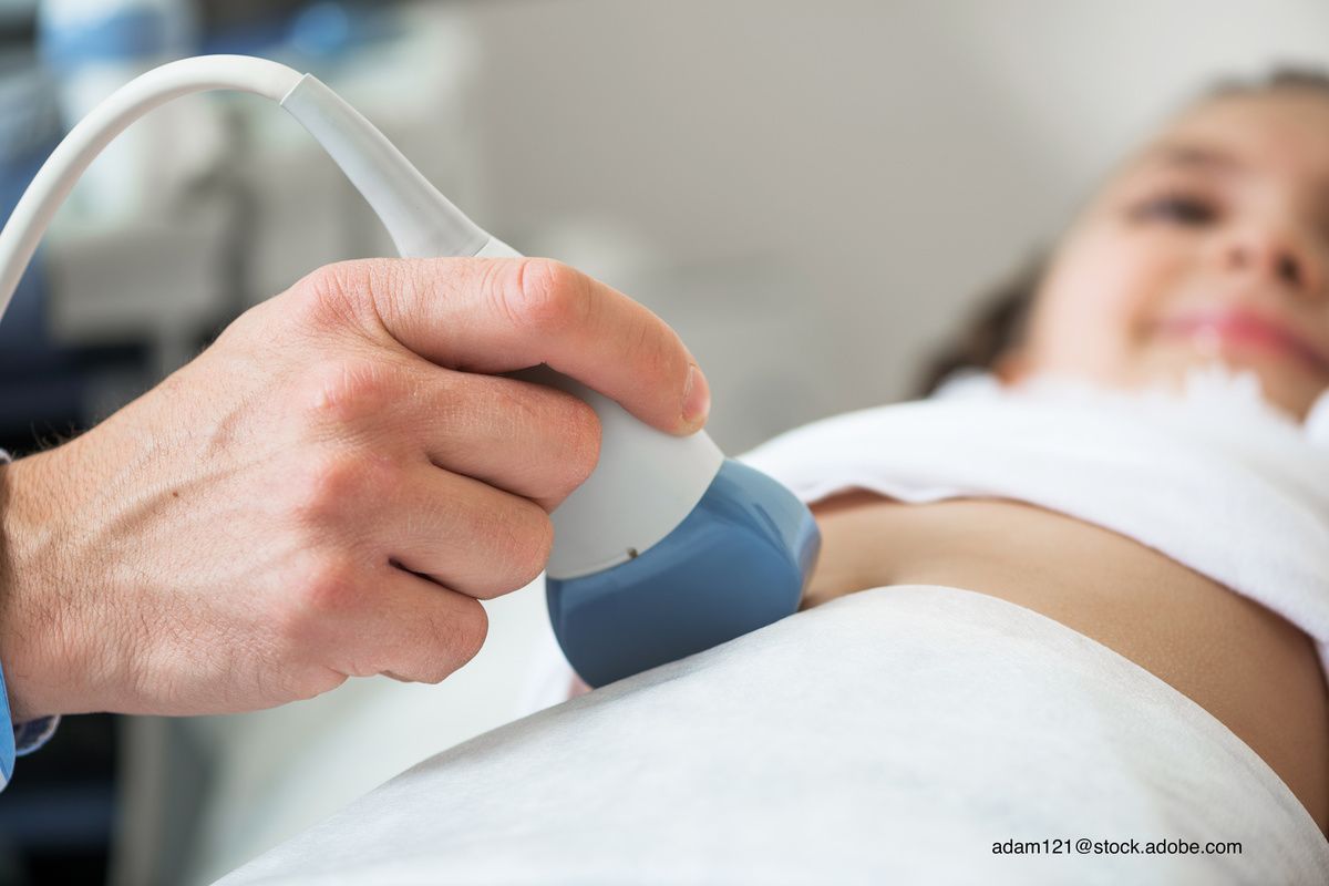 child getting an ultrasound