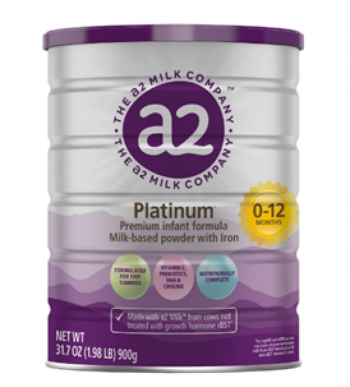 a2 Milk Company recalls infant formula batches due to cereulide contamination
