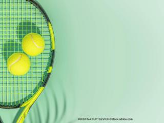 Destressing with tennis