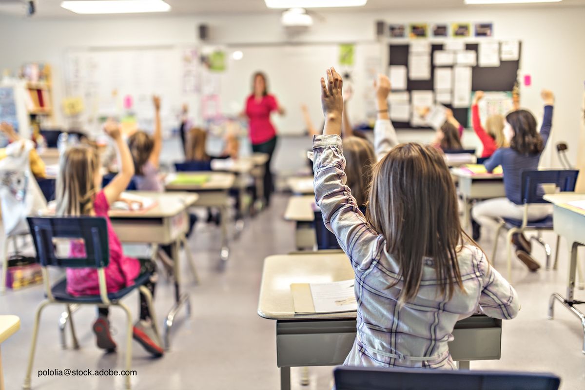 child in school