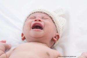 A 3-week-old girl with vesicular rash