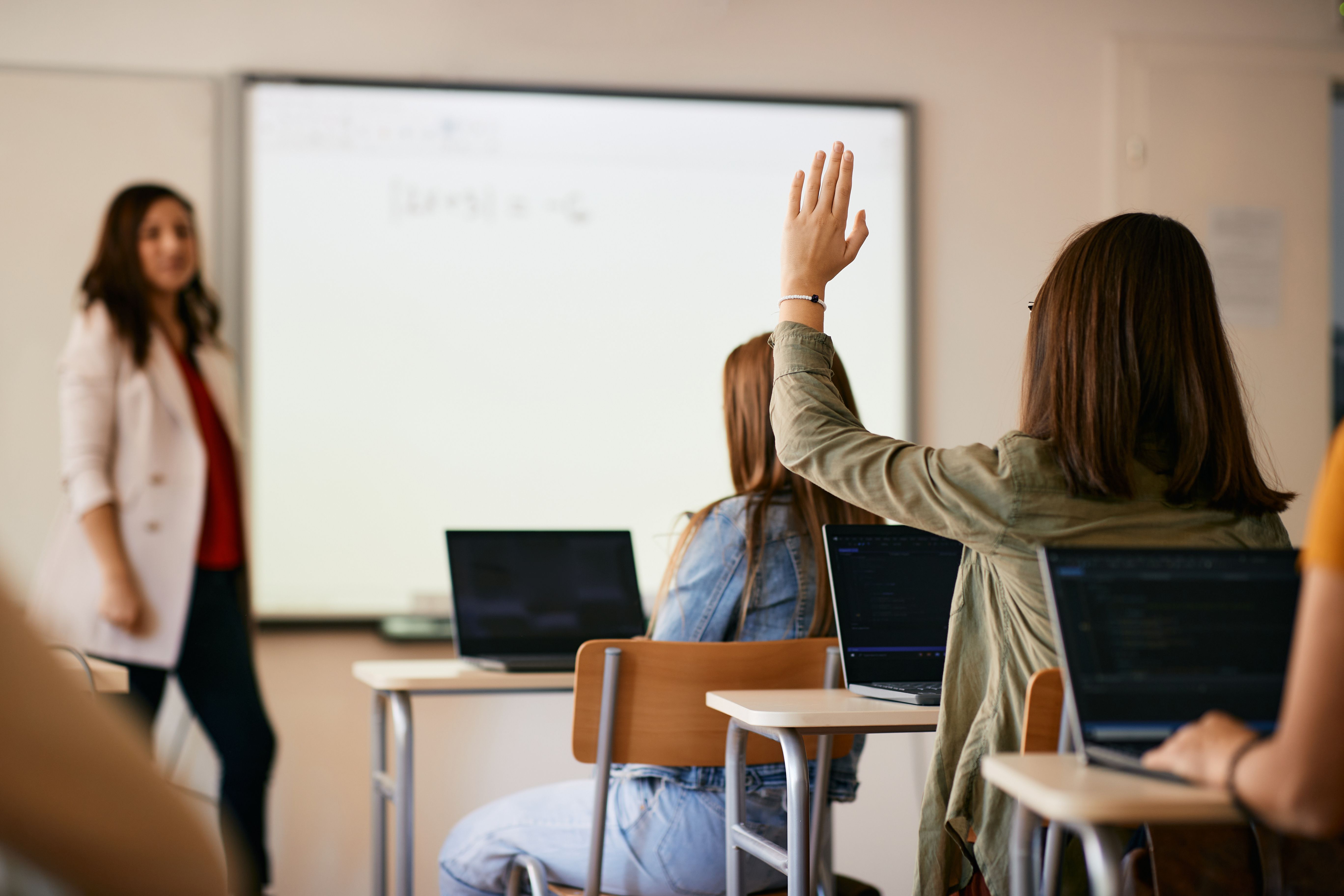 Student raising hand in class | Image Credit: © Drazen - © Drazen - stock.adobe.com.