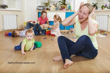 image illustrating family in chaos