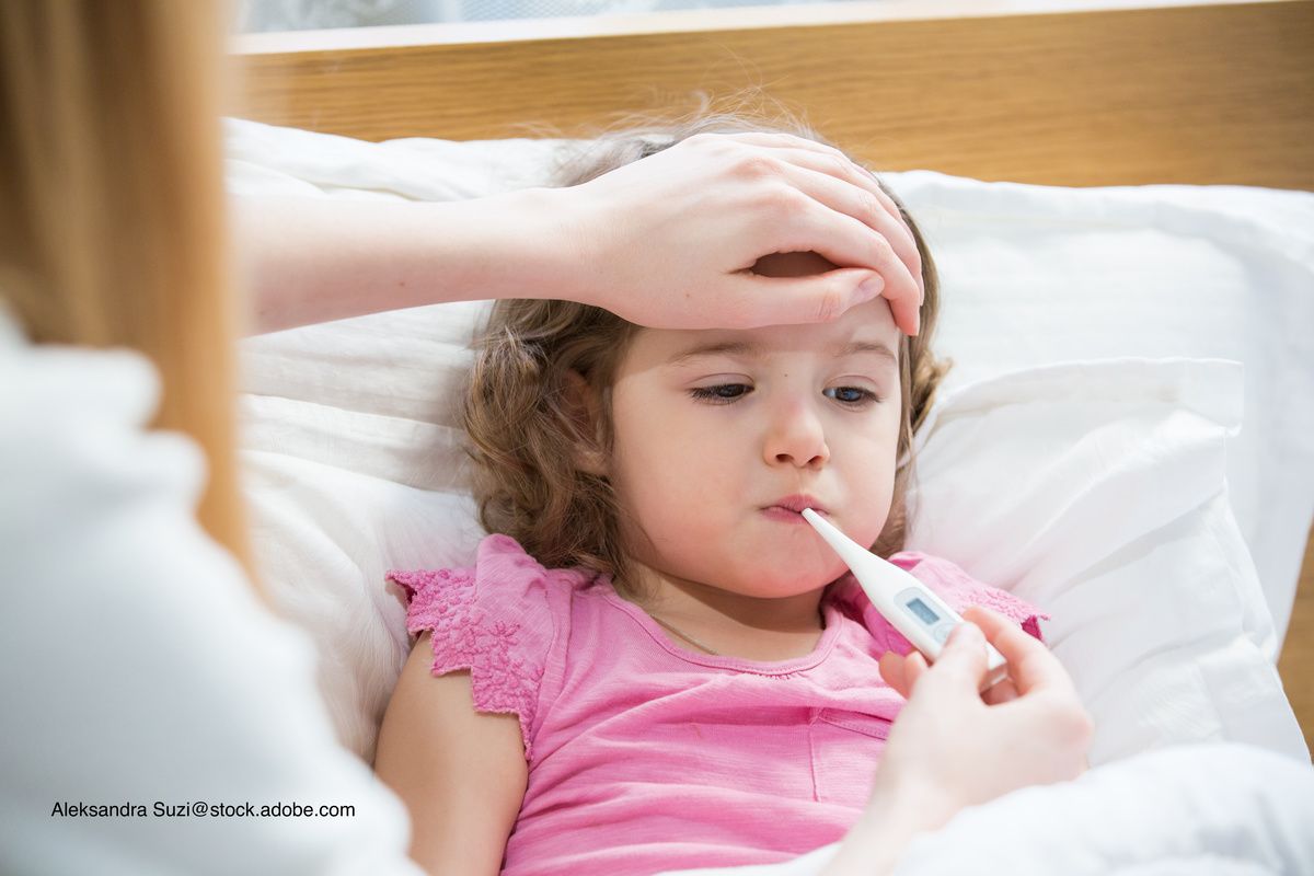 child with fever