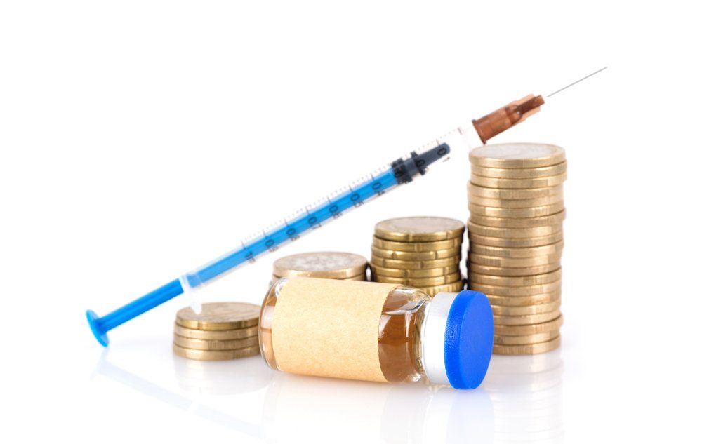 stock image illustrating cost of vaccine refusal