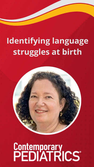Identifying language struggles at birth
