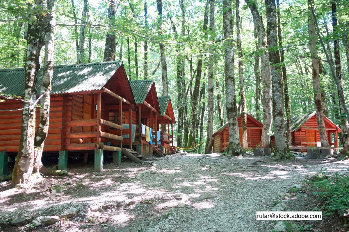 summer camp cabins