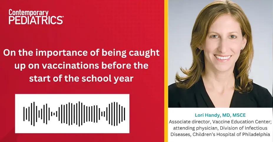 Experts discuss importance of vaccination prior to school year