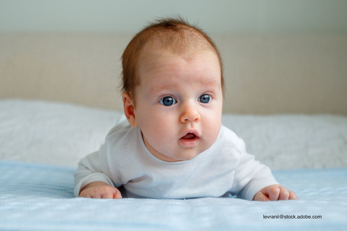 Tummy time helps with development