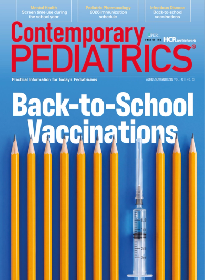 August/September 2026 Contemporary Pediatrics Cover