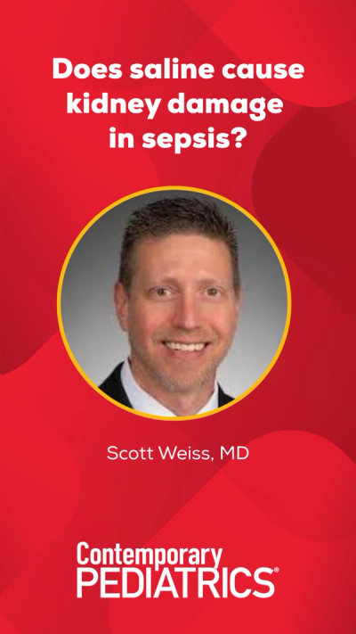 Does saline cause kidney damage in sepsis?