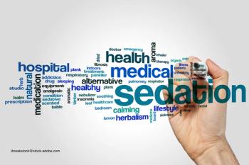 sedation word cloud