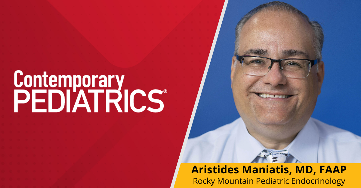 Aristides Maniatis, MD, FAAP, discusses Sogroya benefits for pediatric growth disorders | Image Credit: rmpedendo.com.
