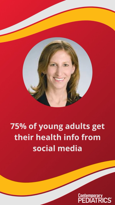 75% of young adults get their health info from social media