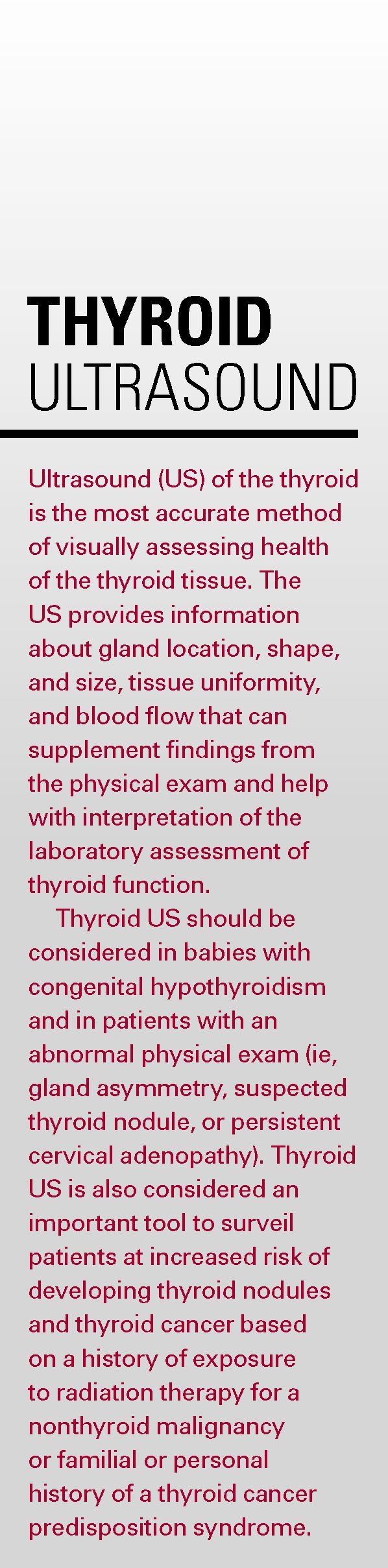 ultrasound in thyroid assessment