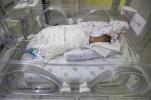 newborn in hospital