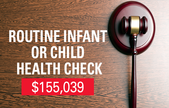 Routine infant or child health check