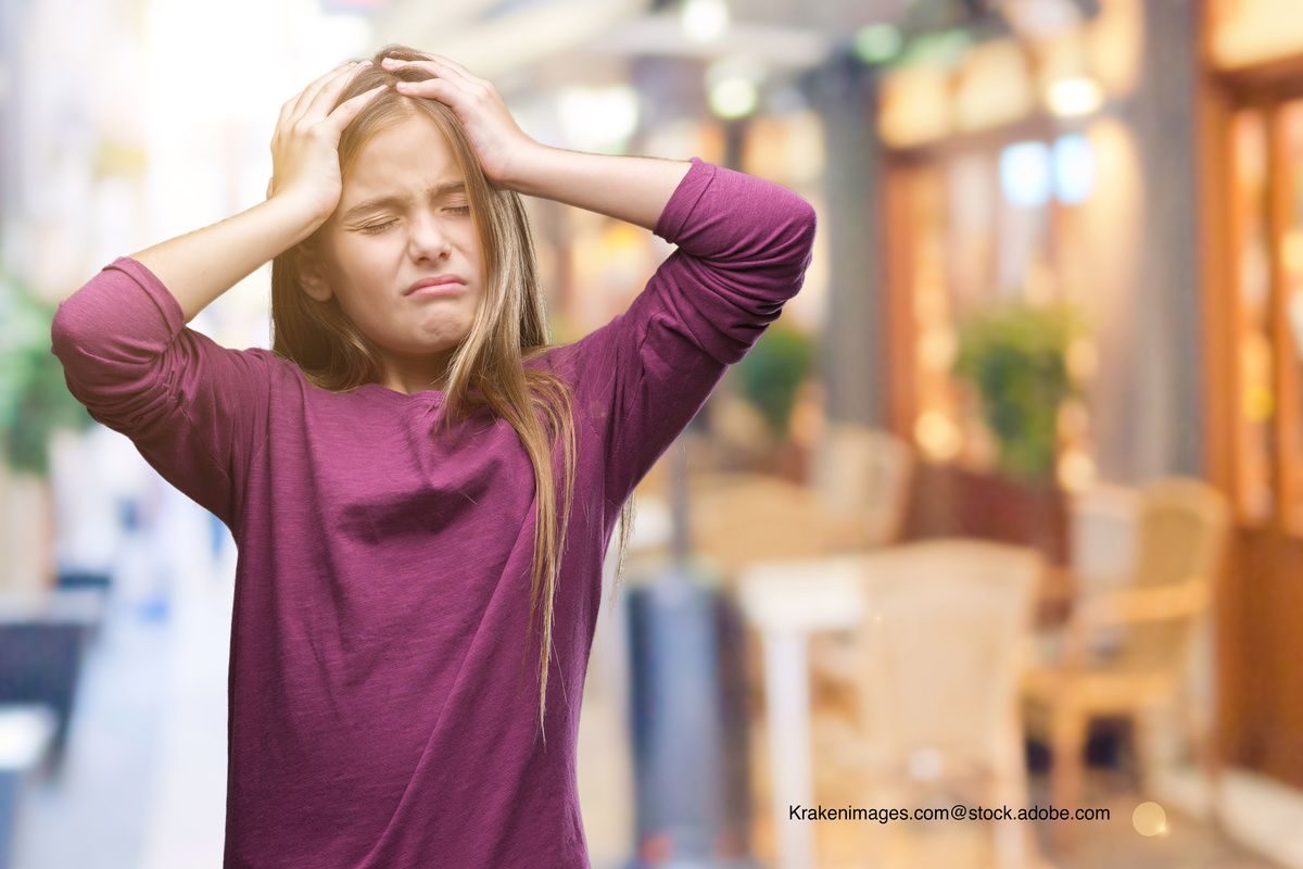 child with headache