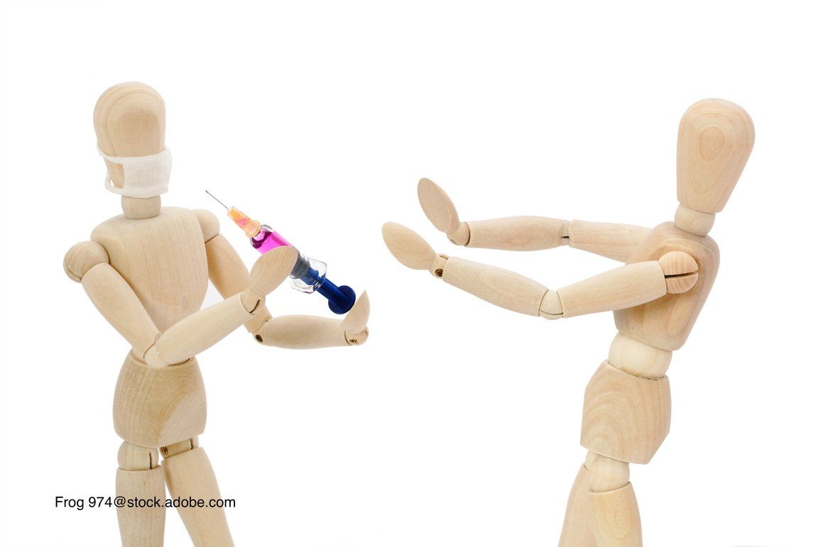 anti-vax concept
