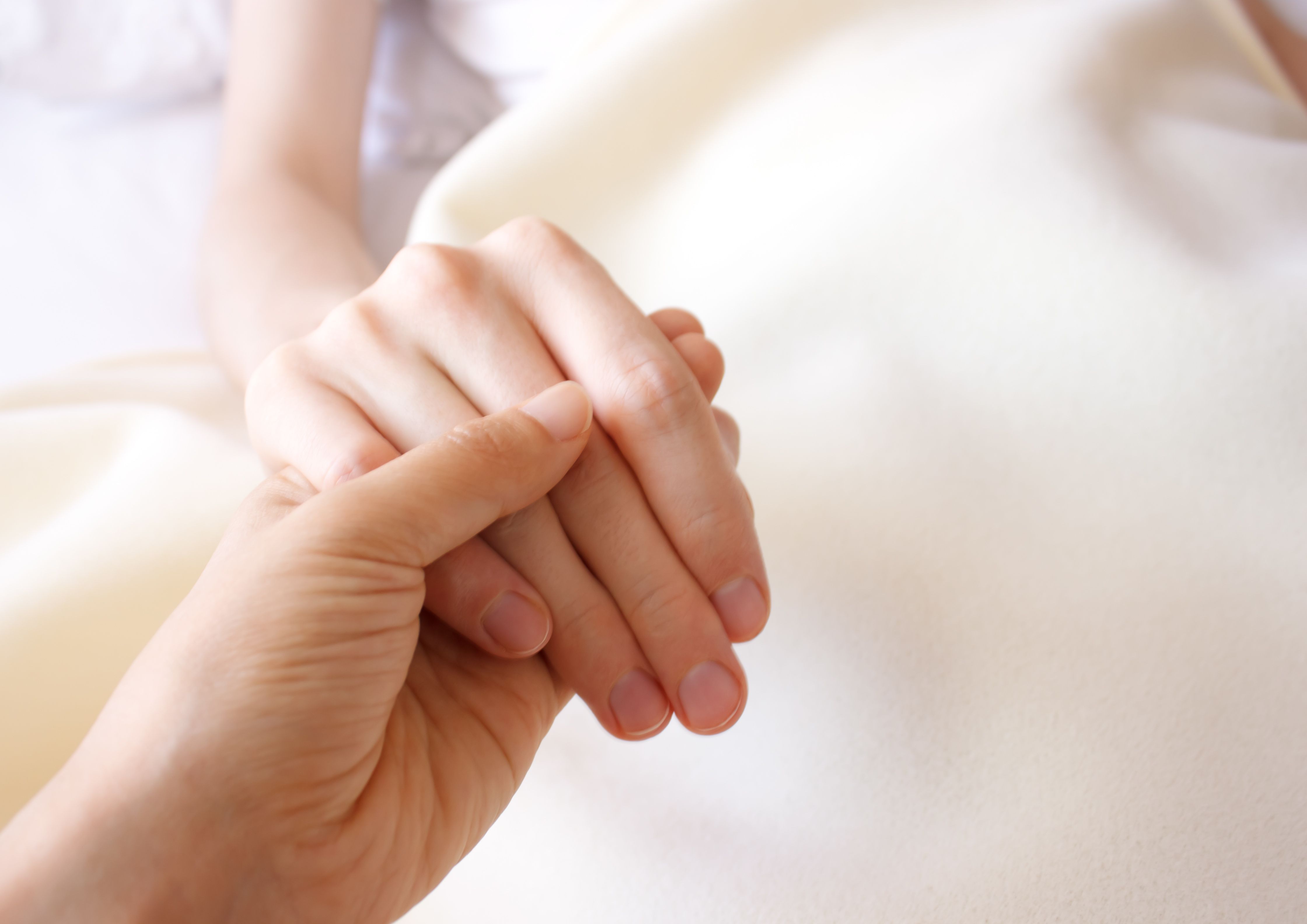 holding hands