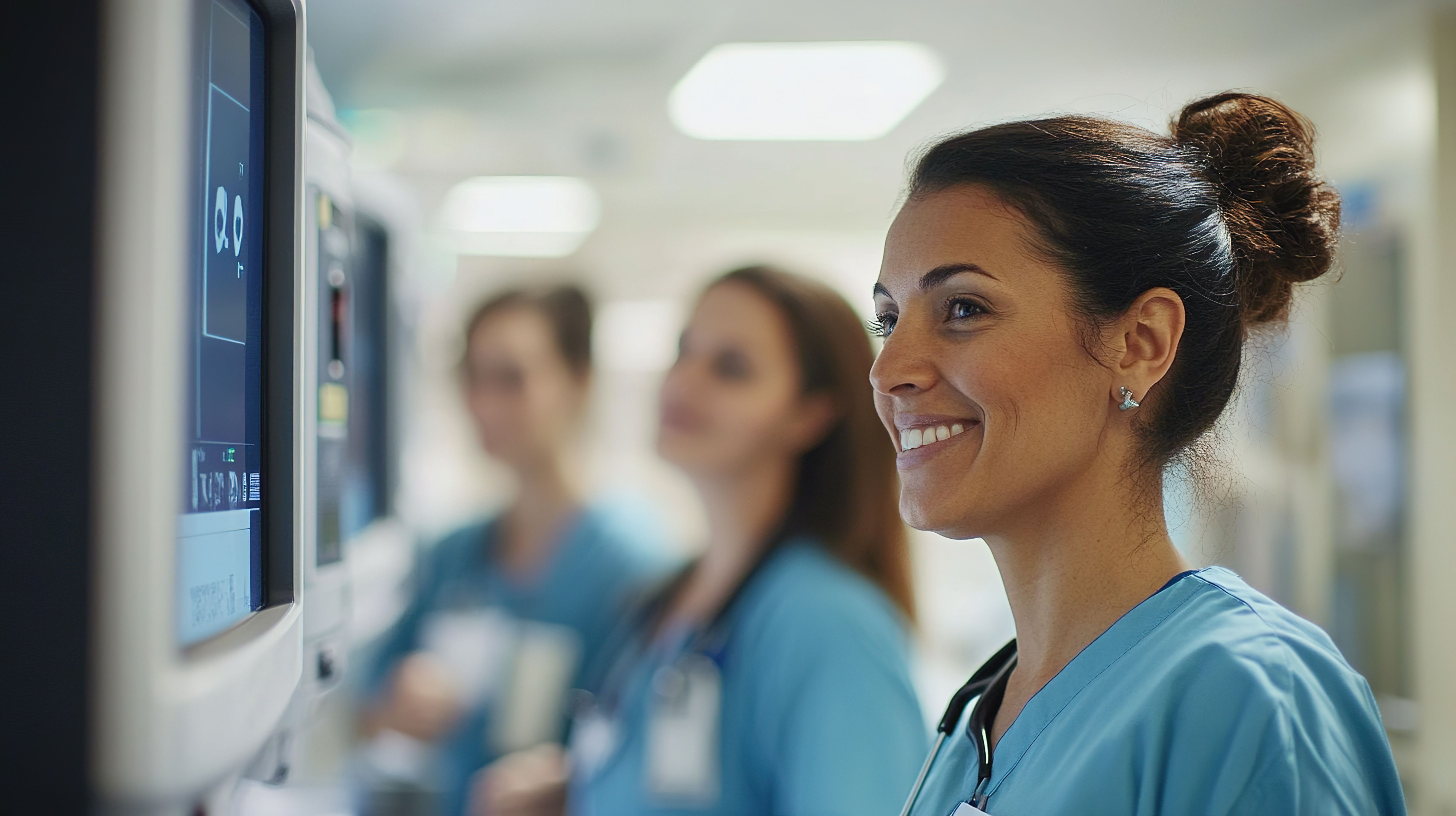 A team of oncology nurses in a hospital cancer ward, collaborating to provide comprehensive care to patients undergoing treatment: © somneuk - stock.adobe.com