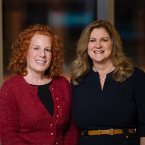 From left: JILL REESE, M.S., APRN, AGCNS-BC, OCN, and SUSIE MALONEY, M.S., APRN, AOCN, AOCNS