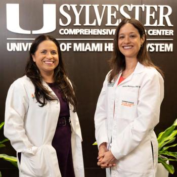 From Left: Dr. Estelamari Rodriguez, and Jessica Macintyre, D.N.P., MBA, APRN, AOCNP, FAANP