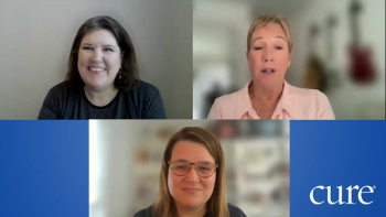 Photo of three women on a Zoom call discussing side effects of breast cancer treatment