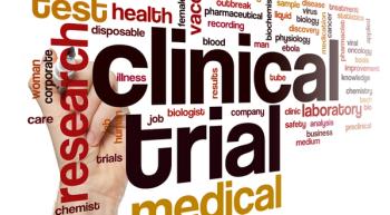 clinical trial word art