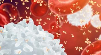 Illustration of mantle cell lymphoma cells. 