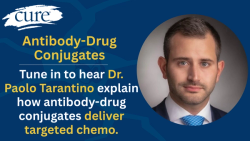 Dr. Paolo Tarantino shares how antibody-drug conjugates deliver more targeted chemo, and how the treatment lasts longer in the body vs traditional therapy. Dr. Paolo Tarantino shares how antibody-drug conjugates deliver more targeted chemo, and how the treatment lasts longer in the body vs traditional therapy.
