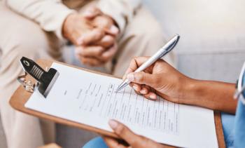 medical test results clipboard