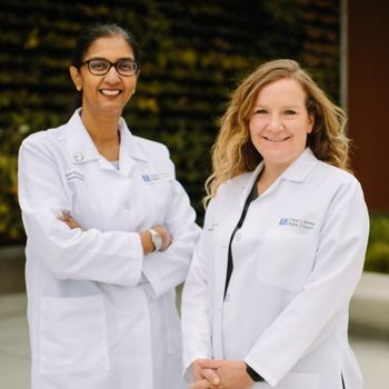 From left: DR. TANYA SIDDIQI and KELLY DAVEY, NP   PHOTOS BY NATALIE MOSER