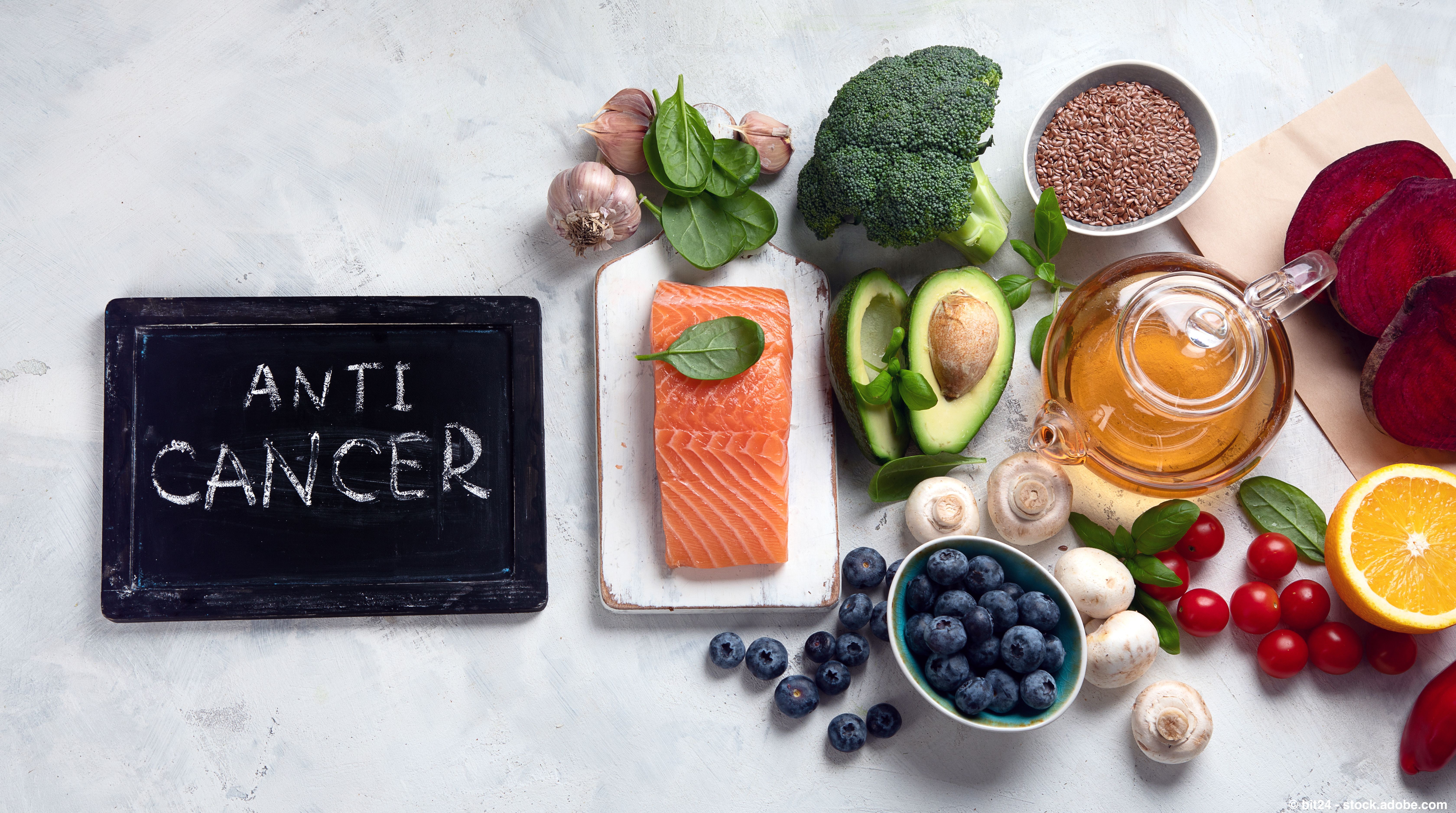 Image of anti-cancer foods.