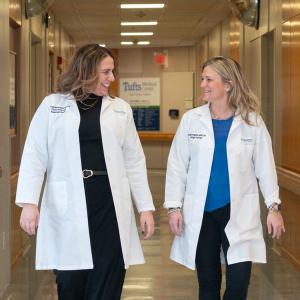 From left: KATHLEEN COUGHLIN, M.S.N., ANP-BC, BMTCN, and ANTONIA MALONEY, B.S.N., RN, OCN