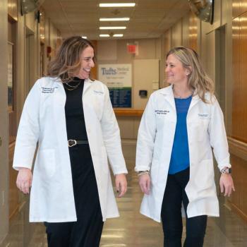 From left: KATHLEEN COUGHLIN, M.S.N., ANP-BC, BMTCN, and ANTONIA MALONEY, B.S.N., RN, OCN