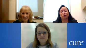 Photo of three women on a Zoom call discussing care team communication in breast cancer