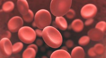 Illustration of blood cells. 