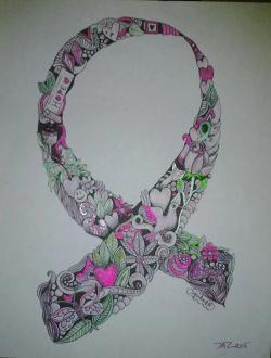 Cancer Awareness Ribbon