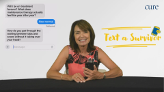 Image of sally, text a survivor.
