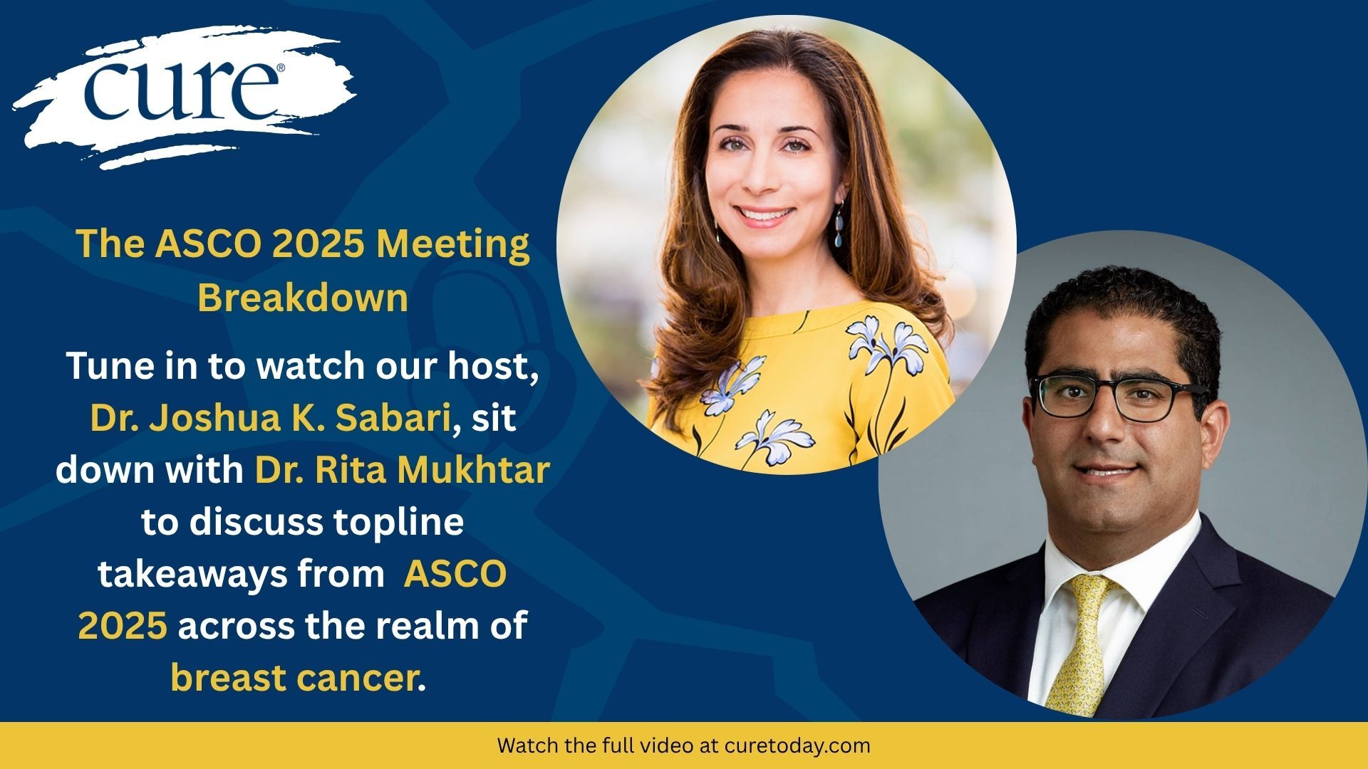 Image of two doctors with text.