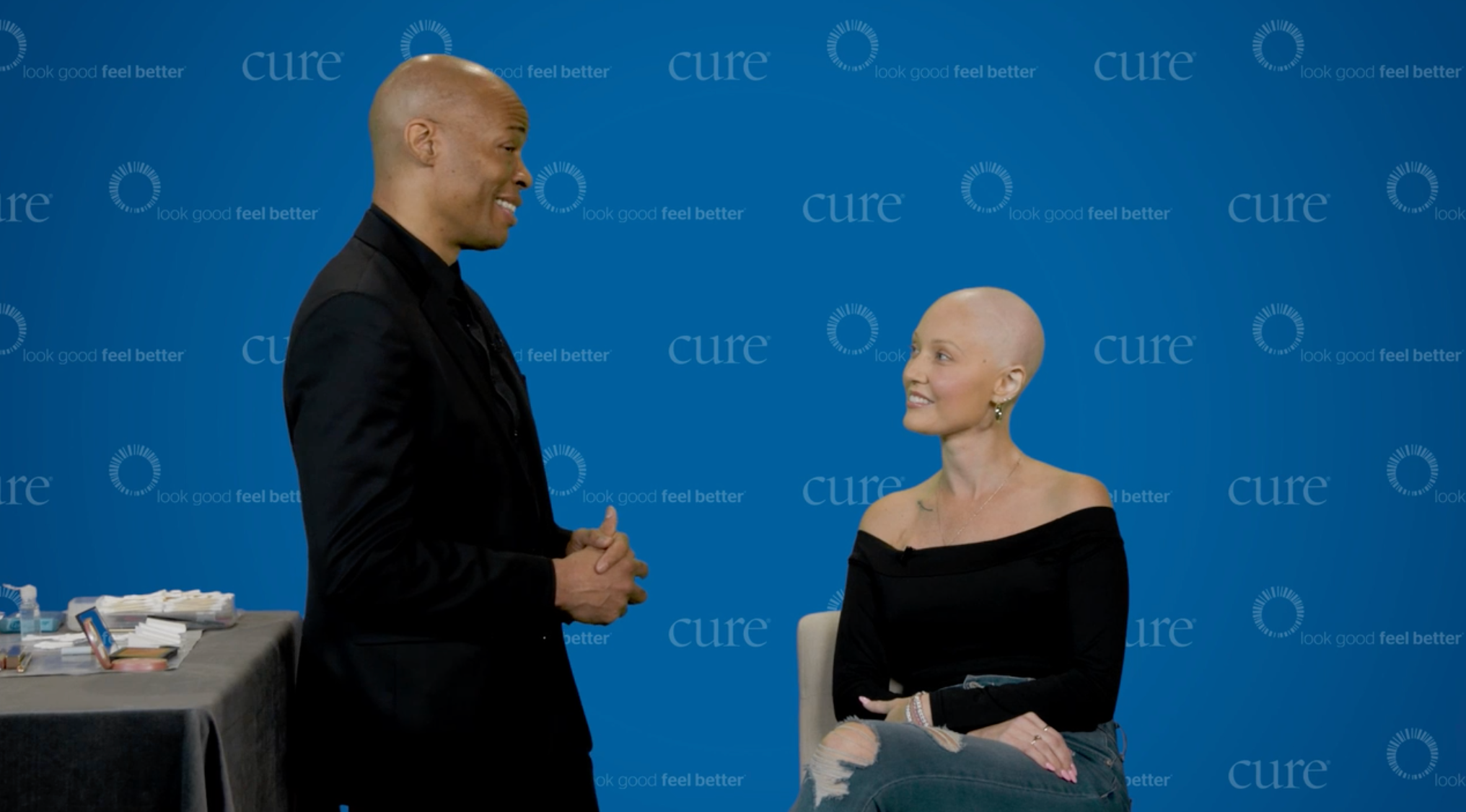 Applying Eyebrow, Eye Makeup To Negate Appearance-Related Effects From Cancer