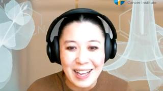 Dr. Elizabeth K. Lee discusses the RAINFOL-01 clinical trial evaluating treatment with Rina-S in advanced ovarian cancer.