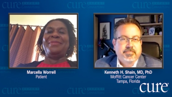 multiple myeloma patient and doctor